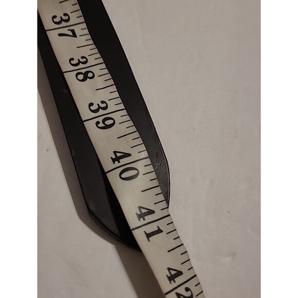 DEMICINTURE Black Leather Belt Womens Size Medium Made In Italy Classic - Picture 7 of 7